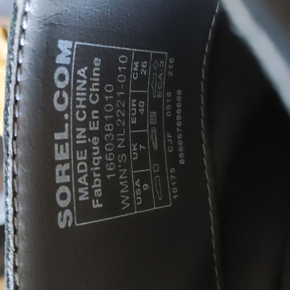 Sorel Addington Strap Block Heel Bootie Black Size 9 - Picture 6 of 10